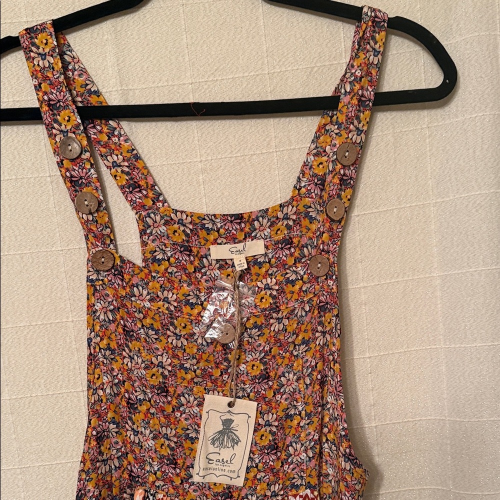 LAST CHANCE TODAY Easel Multicolor Boho Maxi Dress - Picture 4 of 7